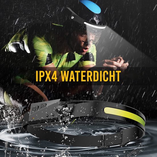 Filex Head lamp Met de Filex Hoofdlamp met Bewegingssensor kies je voor een hoofdlamp die alle