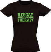 Reggae is my therapy Dames T-shirt | muziek | Jamaica