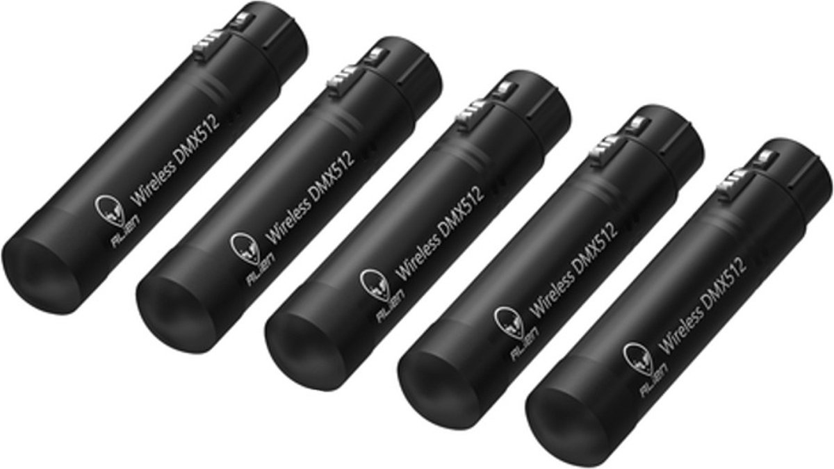 UKing Draadloze DMX-controller, DMX512 draadloze zender/ontvanger met DMX- controller voor bewegende scèneverlichting bar
