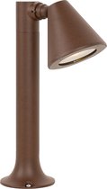 QAZQA ciara - Moderne Staande Buitenlamp | Staande Lamp voor buiten - 1 lichts - H 30 cm - Roestbruin - Buitenverlichting