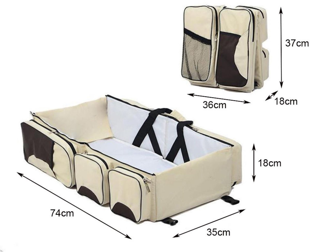 Baby bed - Luiertas - Creme thumbnail 5