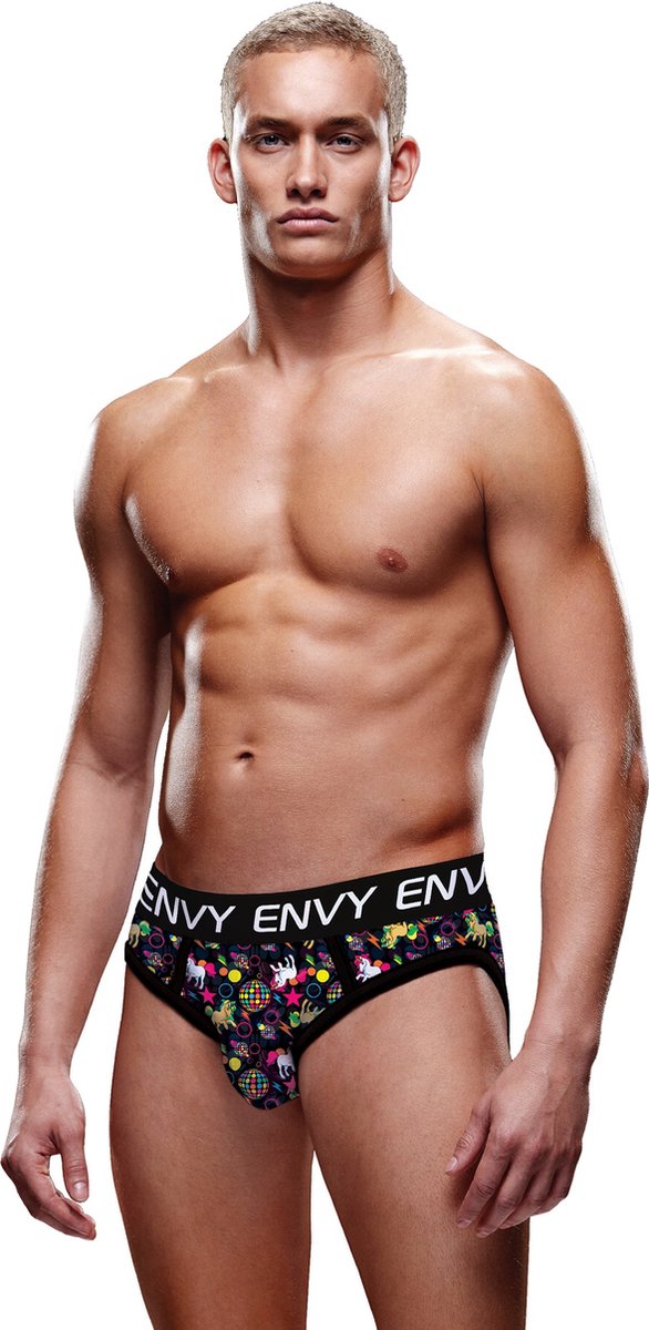 Goedkoopste Envy - Jockstrap met disco eenhoorn print - S/M