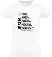 T-shirt Jesus is Ladies| Dieu| Foi| religion| église | motivation| idolâtrer | les chrétiens | jolie | amour |