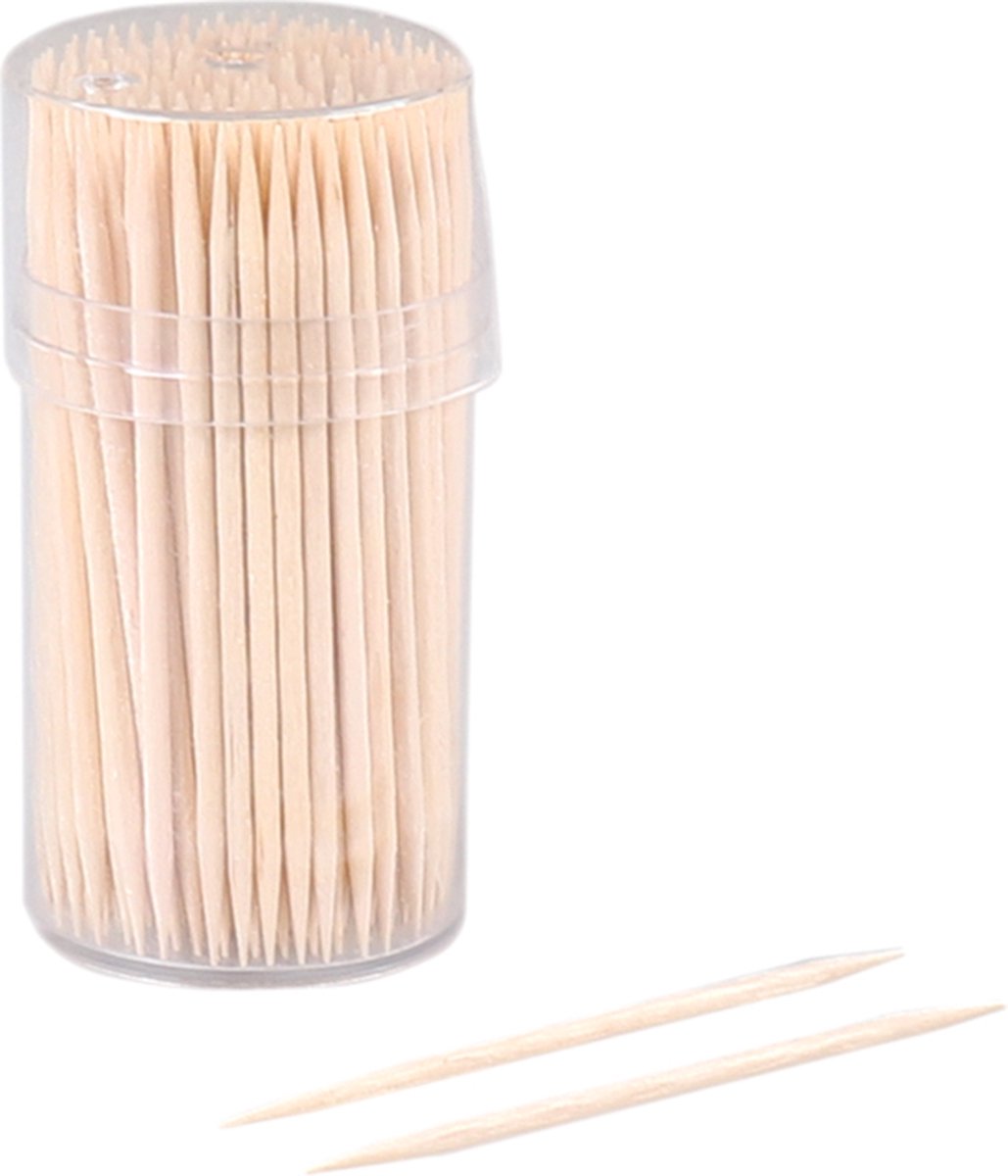 DEPA® Prikker - cocktailprikker - Hout - 65mm - naturel - 400 stuks