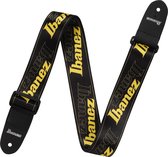 Ibanez GSD50 Logo Design Strap (Black/Yellow) - Gitaarband