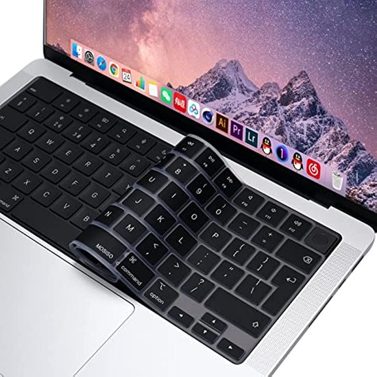 Housse de clavier en Siliconen pour 2022 MacBook Air 13,6 M2