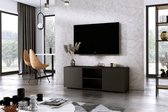 Meubel Square - TV meubel GOLD - Mat Zwart - 150cm - TV kast