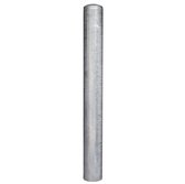 Rampaal voor in de grond, verzinkt staal, grijs 219 x 2000 mm