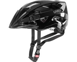 uvex Active Fietshelm Black Shiny - Unisex - maat 52-57