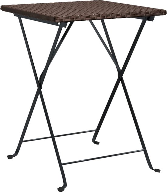 vidaXL-Bistrotafel-inklapbaar-55x54x71-cm-poly-rattan-bruin