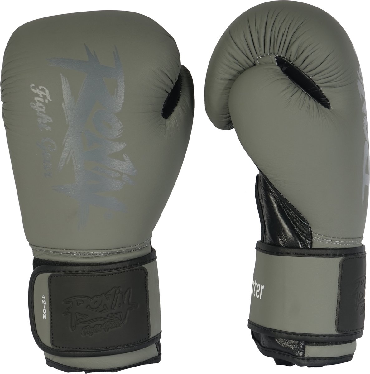 Ronin Fighter Bokshandschoen grijs/zwart 16oz