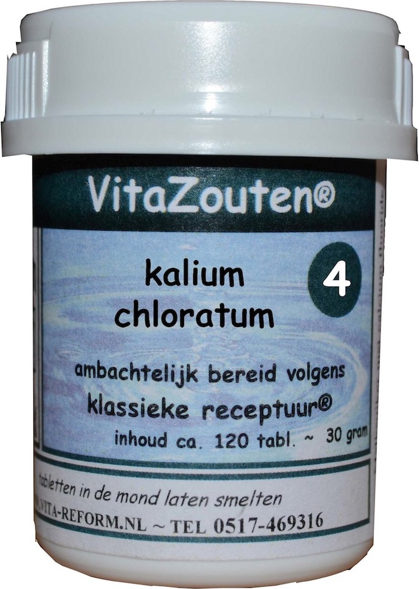 VITAZOUTEN KALIUM MUR/CHL 4/6 - Vita Reform Van der Snoek