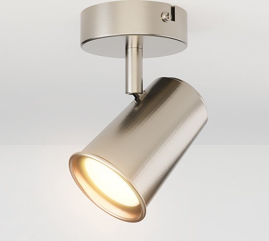 HOFTRONIC Riga RVS LED Plafondlamp 1 Spot