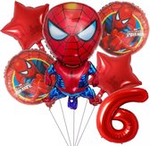 Spiderman ballon set - 73x43cm - Folie Ballon - Superhelden - Themafeest - 6 jaar - Verjaardag - Ballonnen - Versiering - Helium ballon