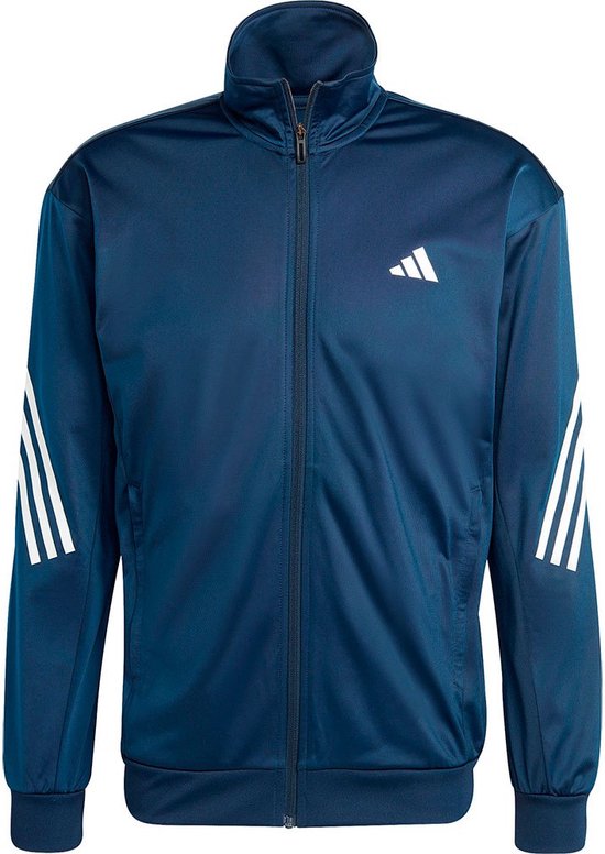 Adidas 3 Stripes Knit Jacket, Veste de survêtement pour homme, Taille S-  Bleu foncé | bol.com