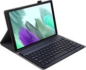 Hoesje Geschikt voor Samsung Galaxy Tab A7 Lite Toetsenbord Hoes Book Case - Hoes Geschikt voor Samsung Tab A7 Lite Toetsenbord Hoesje Keyboard Cover - Zwart