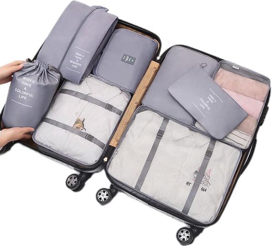 Ensemble de cubes d'emballage - organisateur de valise ou de sac - sacs  d'emballage - | bol