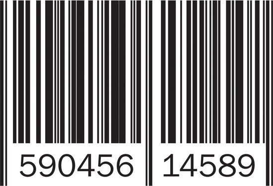 Fotobehang - Vlies Behang - Streepjescode - Barcode - 254 x 184 cm