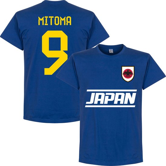 Japan Mitoma 9 Team T-Shirt - Blauw
