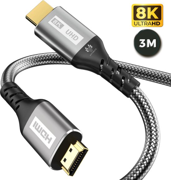 Astarite X10 HDMI kabel 2.1 Ultra HD - 8K@60Hz - 4K@120Hz - Ultra High  Speed - eARC -... | bol.com