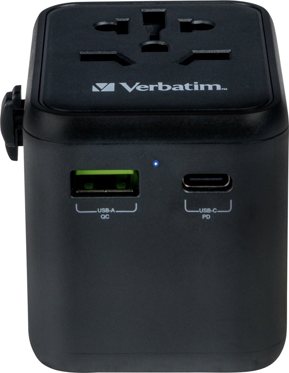 Verbatim 49544 oplader voor mobiele apparatuur Zwart