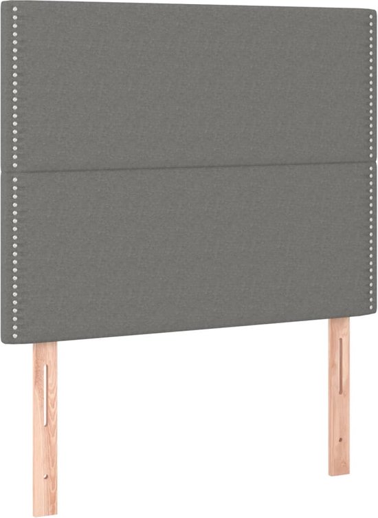 vidaXL-Boxspring-met-matras-stof-donkergrijs-90x190-cm