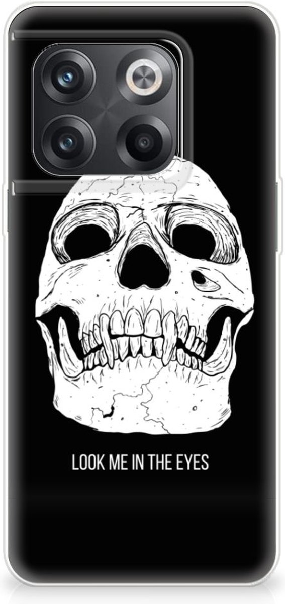 Silicone Back Case OnePlus 10T Skull Eyes