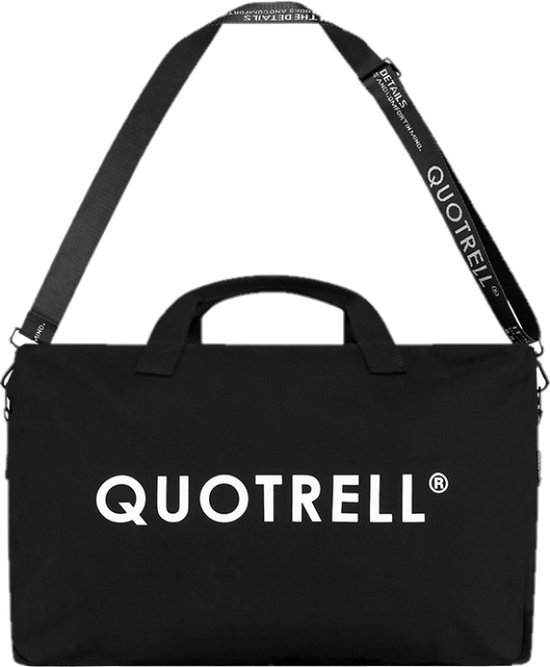 Quotrell Tote Bag Black/White