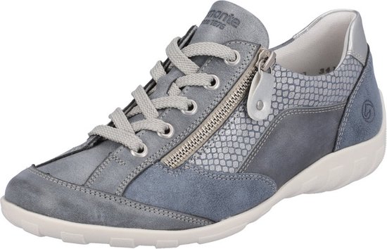 Remonte Dames Sneaker - R3410-14 Blauw/Combi - Maat 40