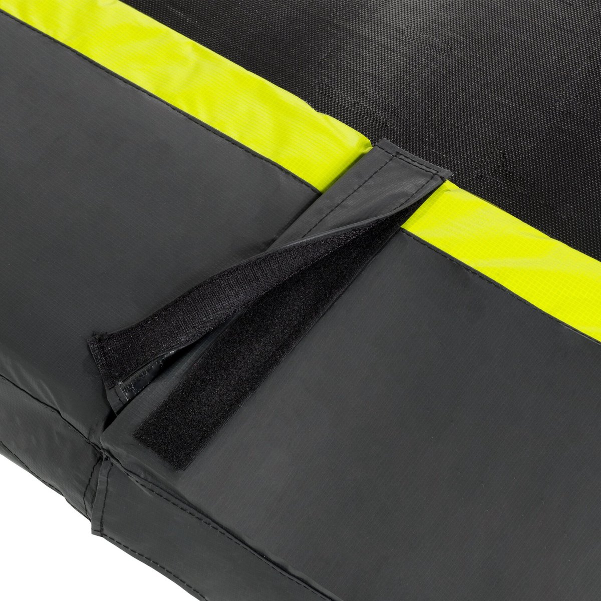 EXIT Silhouette Trampoline Rechthoek 244x366cm met Veiligheidsnet - Op Poten - Zwart