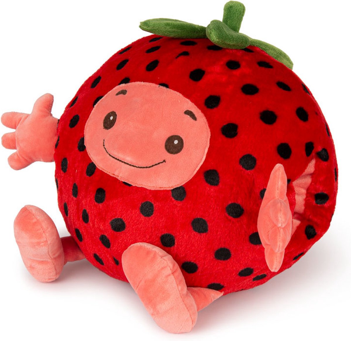 Goedkoopste Noxxiez handwarmer knuffel Aardbei