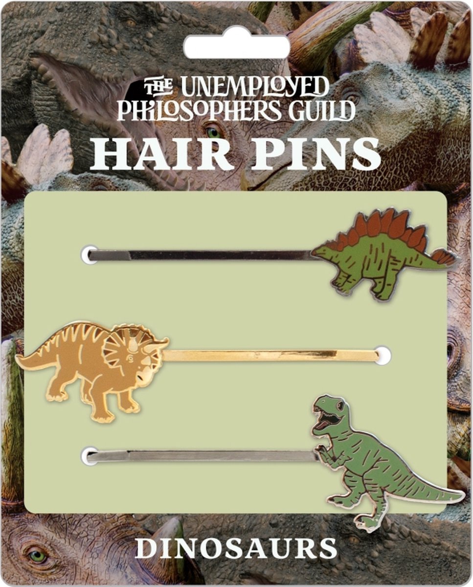 Haarspelden - Dinosaurussen