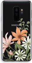 Case Company® - Hoesje geschikt voor Samsung Galaxy S9 Plus hoesje - Floral bouquet - Soft Cover Telefoonhoesje - Bescherming aan alle Kanten en Schermrand
