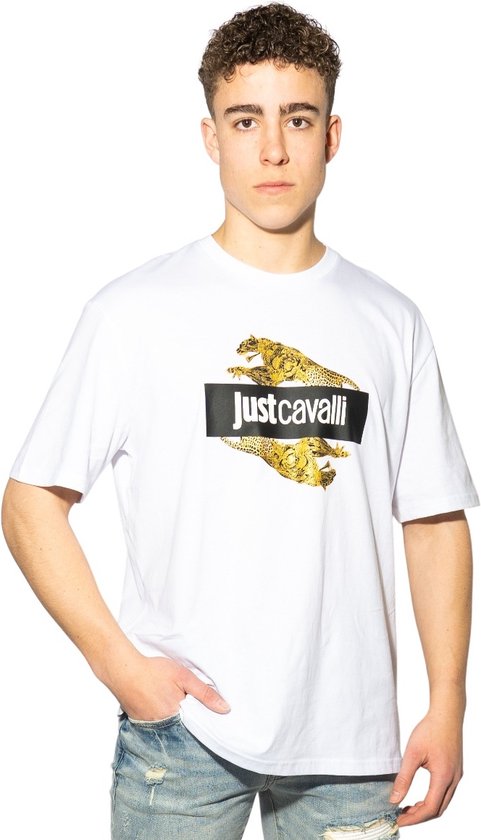 Just Cavalli Leopard Gold T-Shirt | bol.com