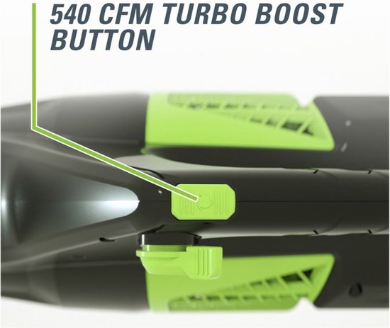 Greenworks 60 volt accubladblazer GD60AB exclusief accu en lader van Greenworks — afbeelding 4