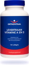 Orthovitaal Levertraan Vitamine A & D 120 softgels