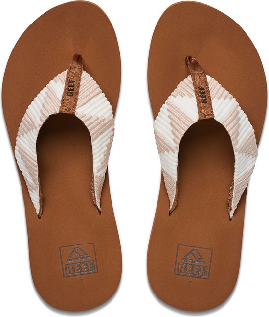 Reef Spring Wovensand Dames Slippers - Zand - Maat 38,5