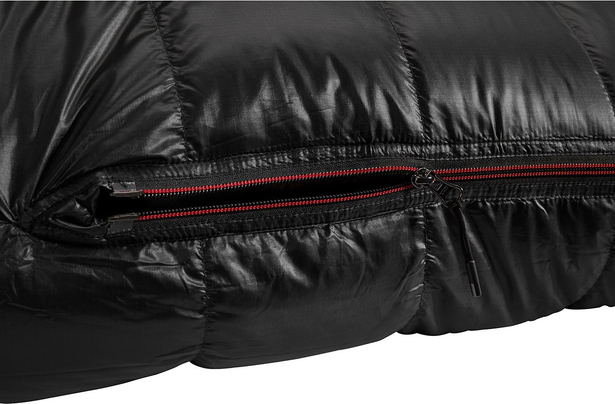 Nordisk Vib 250 Sac de couchage Noir Long - Fermeture gauche