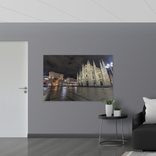 WallClassics - Panneau en mousse PVC – Cathédrale Santa Maria del Fiore sur la place Piazza Del Duomo à Florence, Italie – Photo 150 x 100 cm sur panneau en mousse PVC