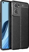 Coque OnePlus Nord CE 2 - Mobigear - Série Luxury - Coque Arrière en TPU - Zwart - Coque Adaptée Pour OnePlus Nord CE 2