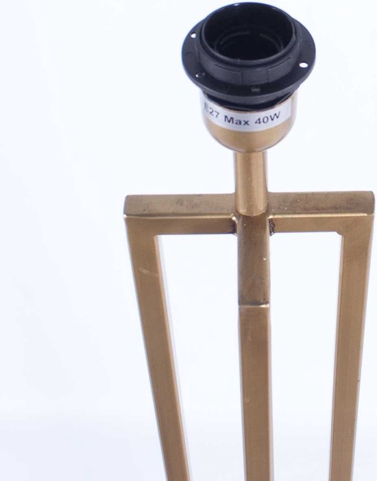 Lampadaire carré avec abat-jour en velours Roma | 1 lumière | marron / bronze / or | métal / tissu | Ø 45 cm | 165 cm de hauteur | lampadaire / lampadaire | design moderne / attrayant / classique