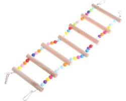 Vogel ladder/loopbrug | vogel Speelgoed | Huisdieren | vogel schommel -vogel ladder -parkiet ladder - parkiet speelgoed -vogel brug -vogel hangmat -speelgoed voor vogels| Dierendag | Geschenk | Cadeau | Gift | Papegaai | Zitplank | Hanger |31 x 12 cm