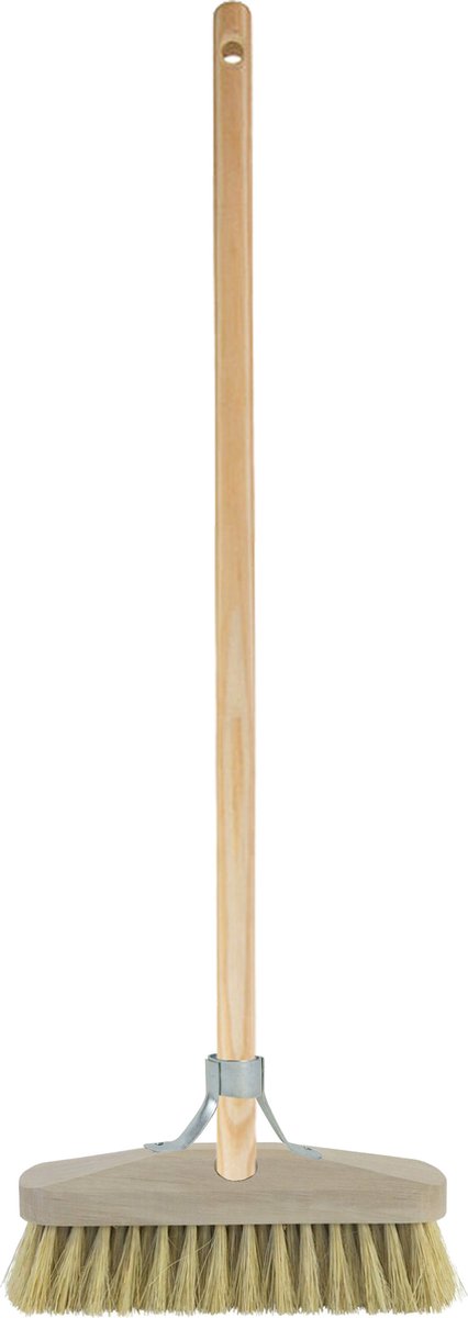 Goedkoopste Betra Buitenbezem - FSC hout - natuurvezel - 23 x 150 cm - tuinbezem/schrobborstel