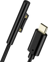 Geschikt voor Microsoft Surface Pro USB C-kabel Snel opladen 1 m 4Smarts Zwart
