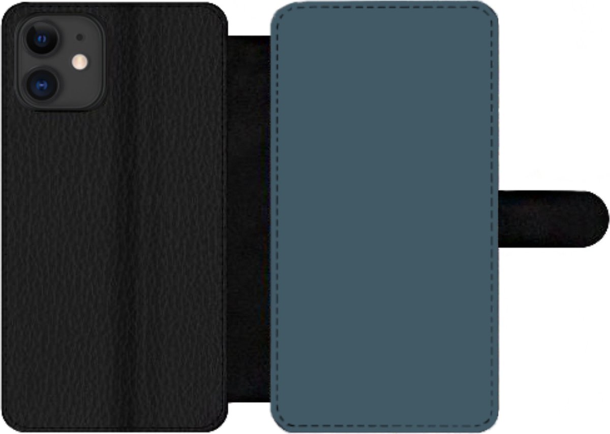 Telefoonhoesje Geschikt voor iPhone 12 Pro telefoonhoesje - Oceana - Kleuren - Palet - Met vakjes - Wallet case met magneetsluiting