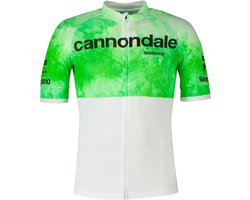 Cannondale Cfr Team 2021 Replica Korte Mouw Wielertrui Groen,Wit 2XL Man