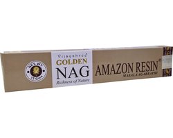 Golden Nag Amazon Resin (Breu Branco) wierookstokjes (los pakje van 15 gram)