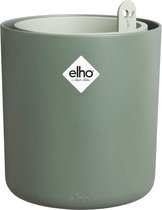 Elho Bouncy Basil 16 - Kruiden Kweken - Bloempot van 100% Gerecycled Plastic - Ø 16.5 x H 21.0 cm - Blad Groen