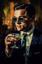 Leonardo DiCaprio Poster - The Wolf of Wallstreet poster - Jordan Belfort - Hoge Kwaliteit - 61x91cm - Geschikt om in te lijsten