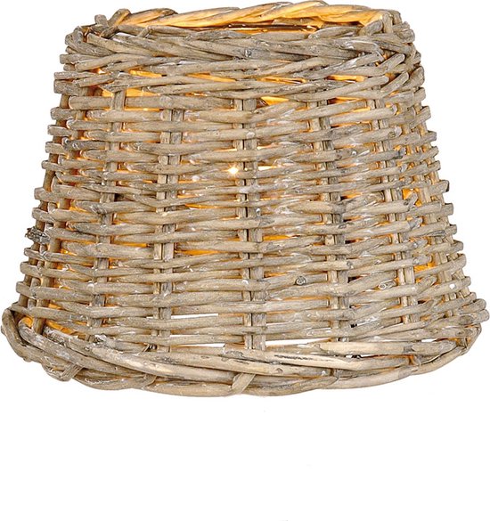 Rotan Hanglamp - Handgevlochten Bamboe Plafondlamp voor Woonkamer & Sl